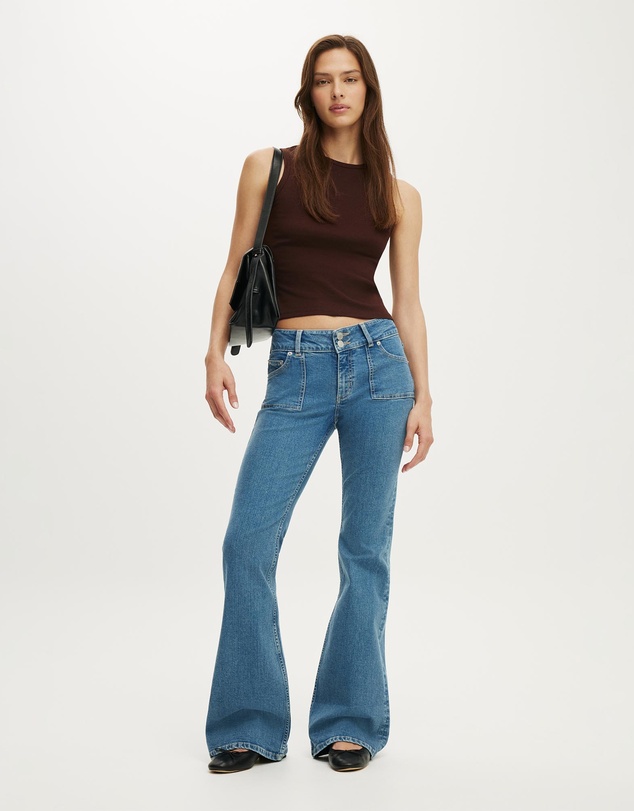 Cotton On - Mid Rise Bootcut Jean