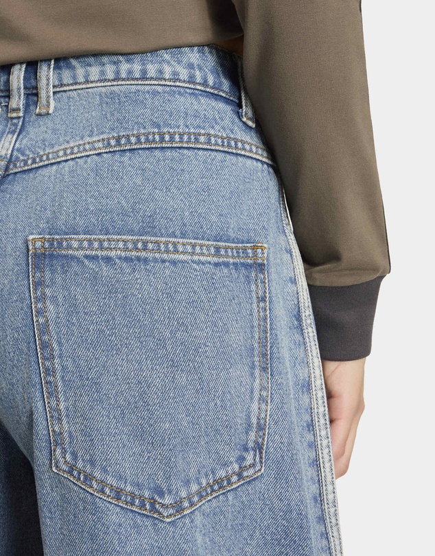 adidas Originals - HIGH RISE BARREL LEG DENIM PANT Womens