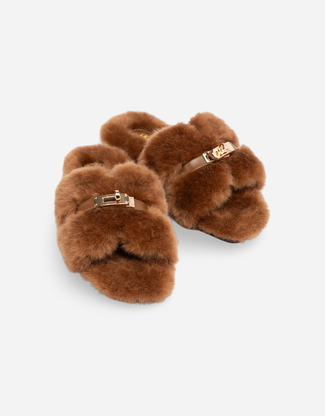 Ozwear Connection Uggs - Ugg Stella Charm Shearling Slide