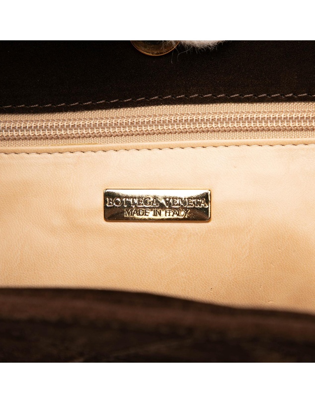 Pre-Loved by Azura Reborn - Pre-Loved Suede Intrecciato Tote