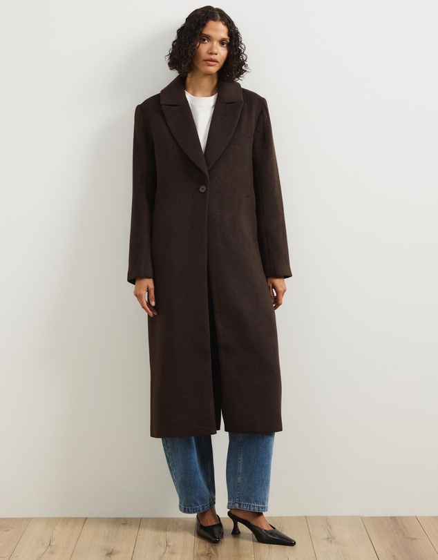 Atmos&Here - Ally Wool Blend Longline Coat