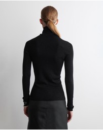 COS - Sparkly Seamless Wool Top