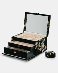 Wolf - Wolf Zoe Medium Jewellery Box Forest Green
