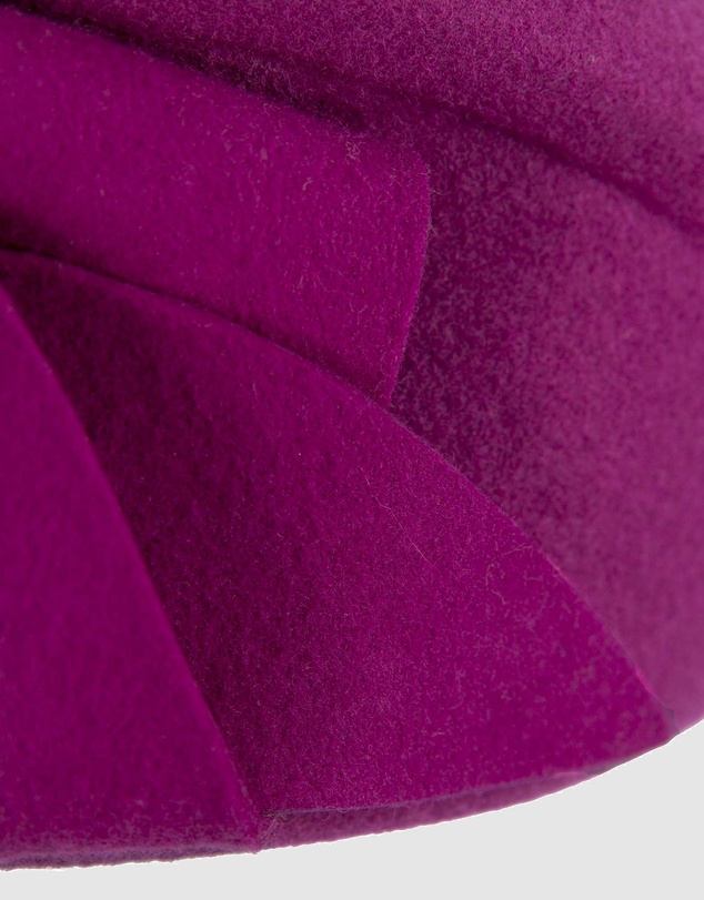 Max Alexander - Winter Fuchsia Felt Beret Hat