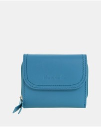Pierre Cardin - Pierre Cardin Ladies Leather Tri-Fold Tab Wallet