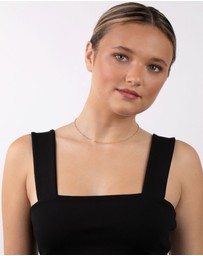 Lovisa - Gold Plated Sterling Silver Bead Chain Necklace