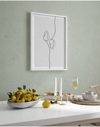 Olive et Oriel - Tulip Illustration I Art Print