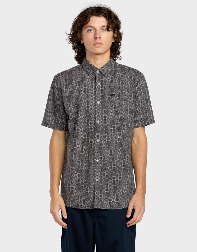 Volcom - Mens Scaller Stone Woves Short Sleeve Shirt