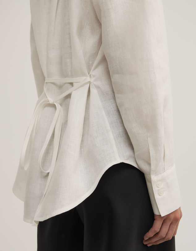 Witchery - Linen Tie Back Shirt