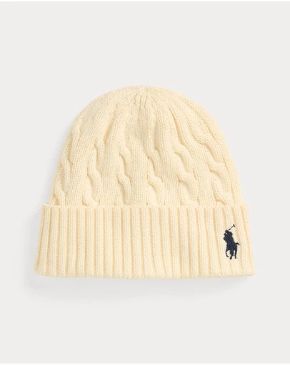 Polo Ralph Lauren - Cable-Knit Cotton Beanie