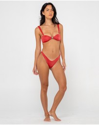 Rusty - Shimmy Bralette Bikini Top