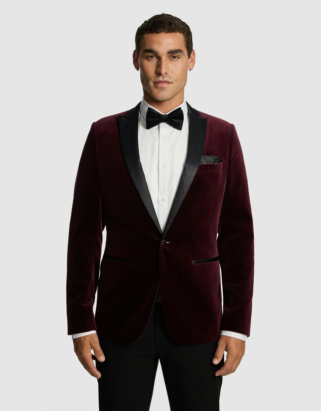 yd. - Milan Velvet Tuxedo Jacket
