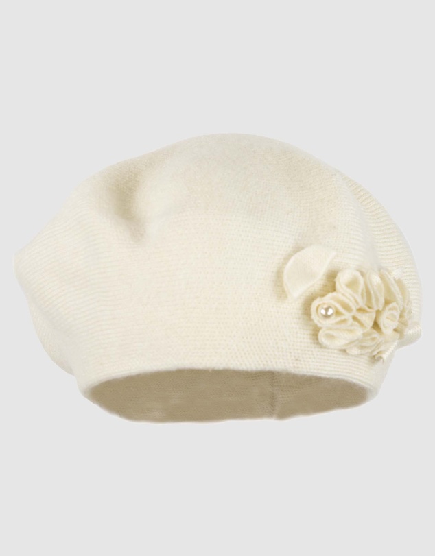 Max Alexander - European Made Cream Soft Wool Beret