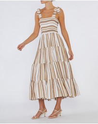 Amelius - Zanci Stripe Linen Dress