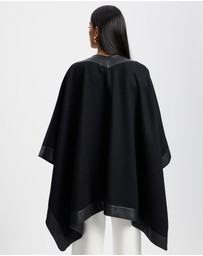 West 14th - Lexington Wool and Leather Cape