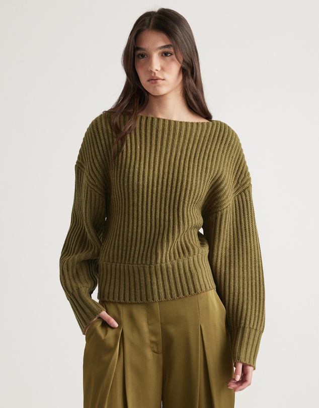 Decjuba - Rose Drop Shoulder Knit Jumper