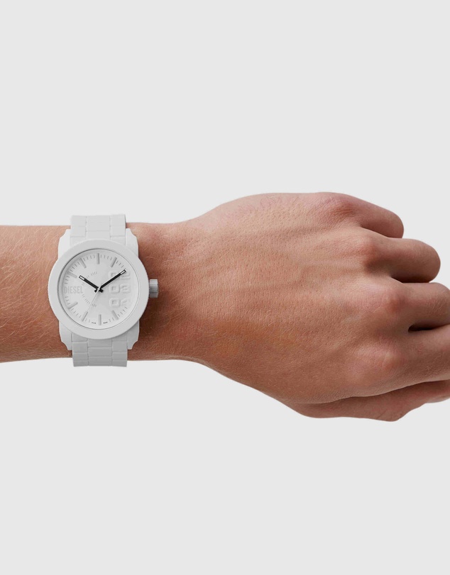 Diesel - Double Down S44 White Analogue Watch