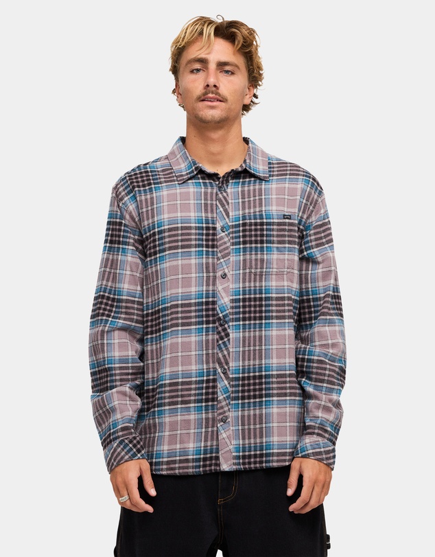 Billabong - Mens Coastline Long Sleeve Flannel Shirt