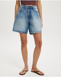 Cotton On - Relaxed Denim Shorts