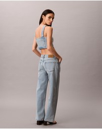 Calvin Klein Jeans - Denim Logo Tape Trucker Tank Top