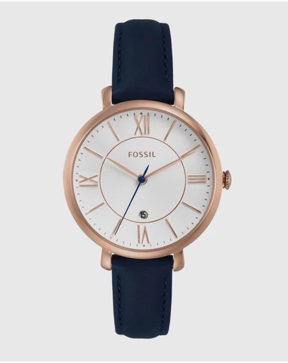 Fossil - Jacqueline Blue Analogue Watch ES3843