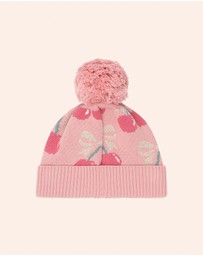 Huxbaby - Cherry Bow Beanie - Babies-Kids