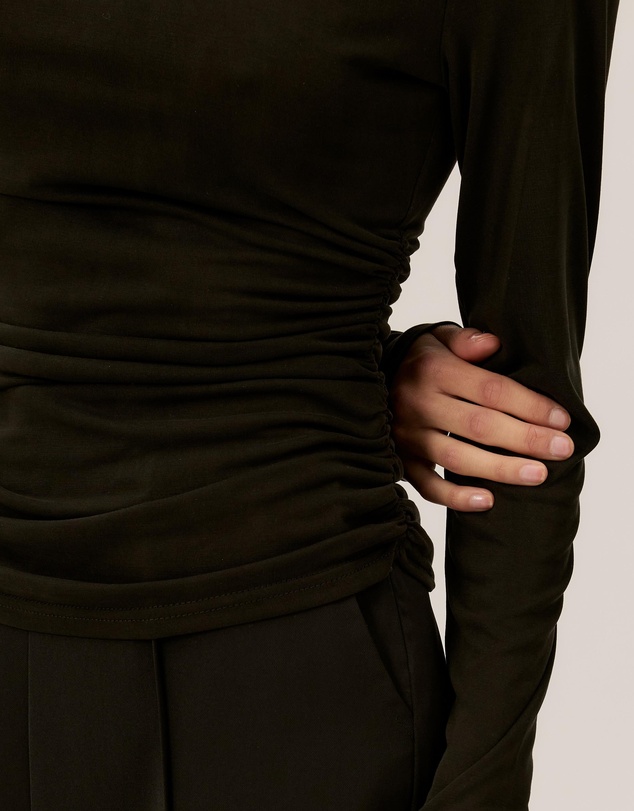 Tussah - Lana Jersey Gathered Long Sleeve Top