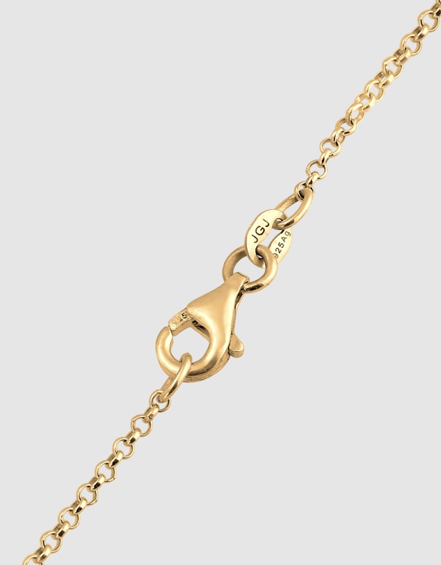 Elli Jewelry - Necklace Pearl Baroque Layering 925 Sterling Silver Gold-Plated
