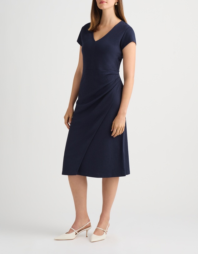 David Lawrence - Ioni Textured Jersey Dress