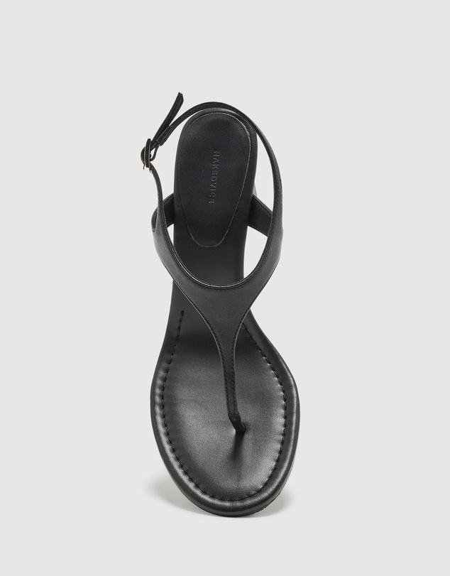 Nakedvice - The Gia Black Thong Heel