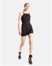 Cynthia Rowley - 3D Applique Fitted Mini Dress