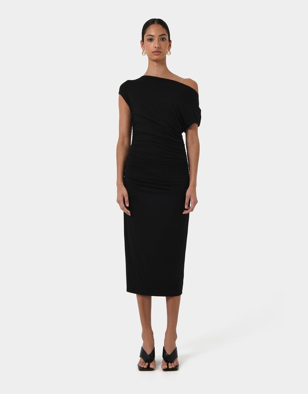 Forcast - Mia Ruched Jersey Dress