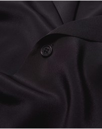 Calibre - Camp Collar Silk Shirt Currant