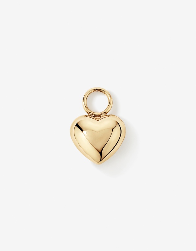 Michael Hill - Puff Heart Single Earring Charm in 10kt Yellow Gold