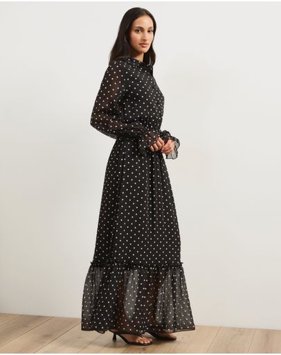 Black Based Polkadot