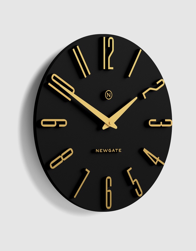 Newgate - Newgate Empire State Wall Clock-Black