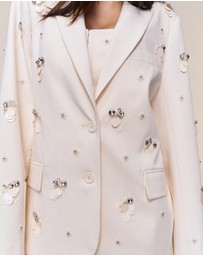 Guizio - Embellished Oversized Blazer
