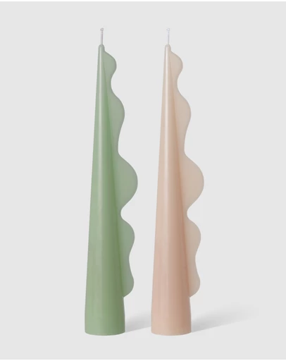 Black Blaze - Seaweed Pillar Candle