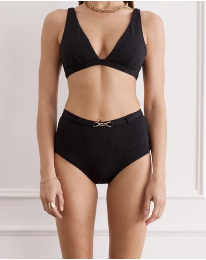 Aqua Blu Australia - Foncé Marilyn High Waist Pant