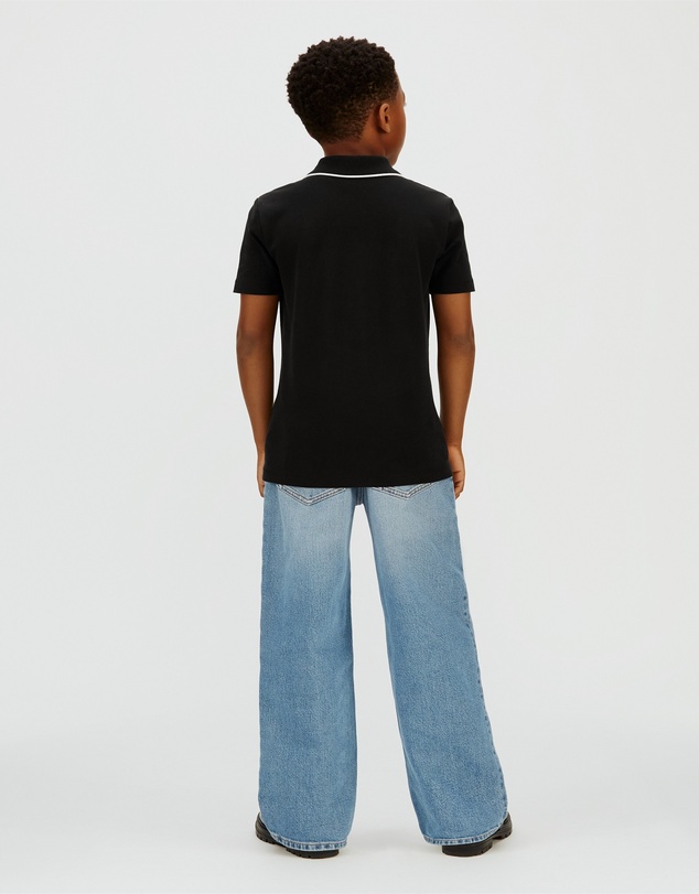 Calvin Klein Jeans - Boys Stretch Pique Tipping Polo Shirt