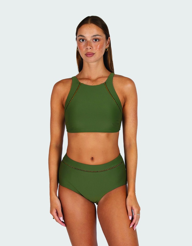 Baku Swimwear - Rococco High Neck Bikini Bra Top