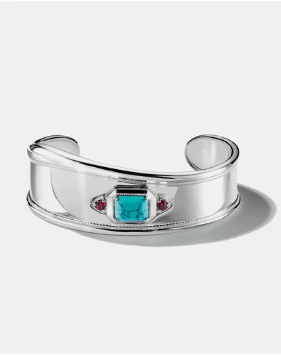 THOMAS SABO - THOMAS SABO Elyndra Bangle with Turquoise Stone