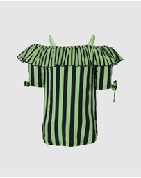 Quapi - Faylena Off Shoulder Top - Kids-Teens