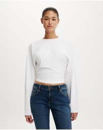 Cotton On - Blair Batwing Long Sleeve Top