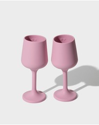 STYLD. - Sweetheart Stemmed Goblet Set (2 pcs)