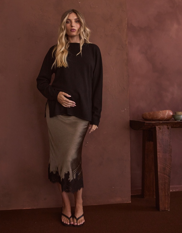 Soon Maternity - Soft Knit Feeding Top