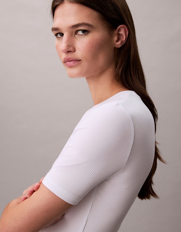 Calvin Klein - Modal Rib Crewneck Tee