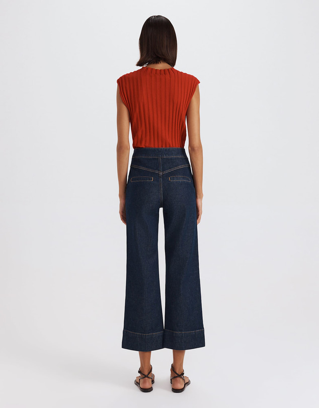SABA - Ava Cropped Wide Leg Jean
