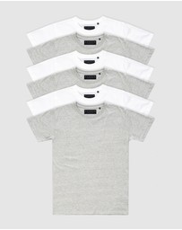 Xander - 6-Pack Blanc Tee - Youth