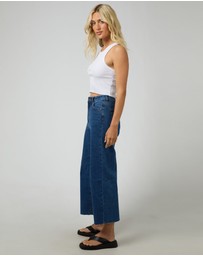 All About Eve - Charlie High Rise Wide Leg Jean Mid Blue